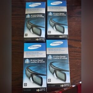 Samsung 3D Active Glasses SSG-3050GB Smart TV Accessory Brand New Sealed OEM 4pc